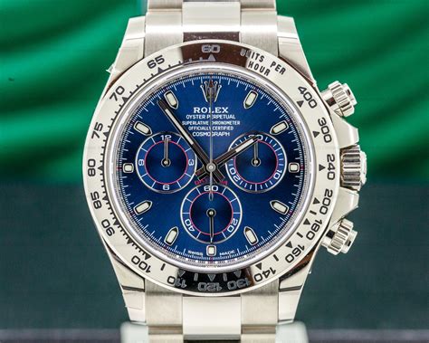 rolex daytona gold blue face